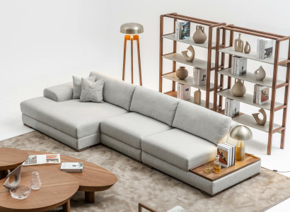 Sofa couch upholstery furniture living landscape gray corner set soft couches